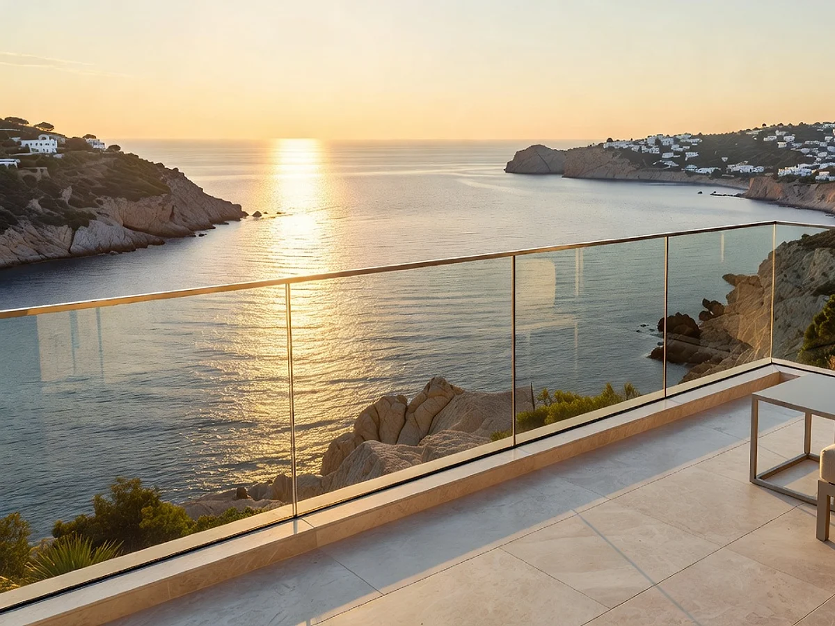 Vistas al Mediterráneo desde la terraza del ático