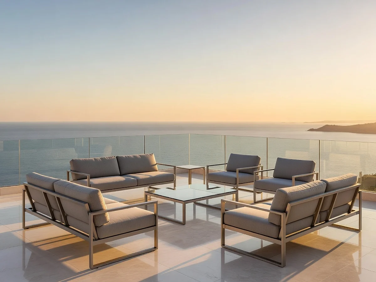 Ático con terraza y vistas al mar — ático en Zapillo, Almería