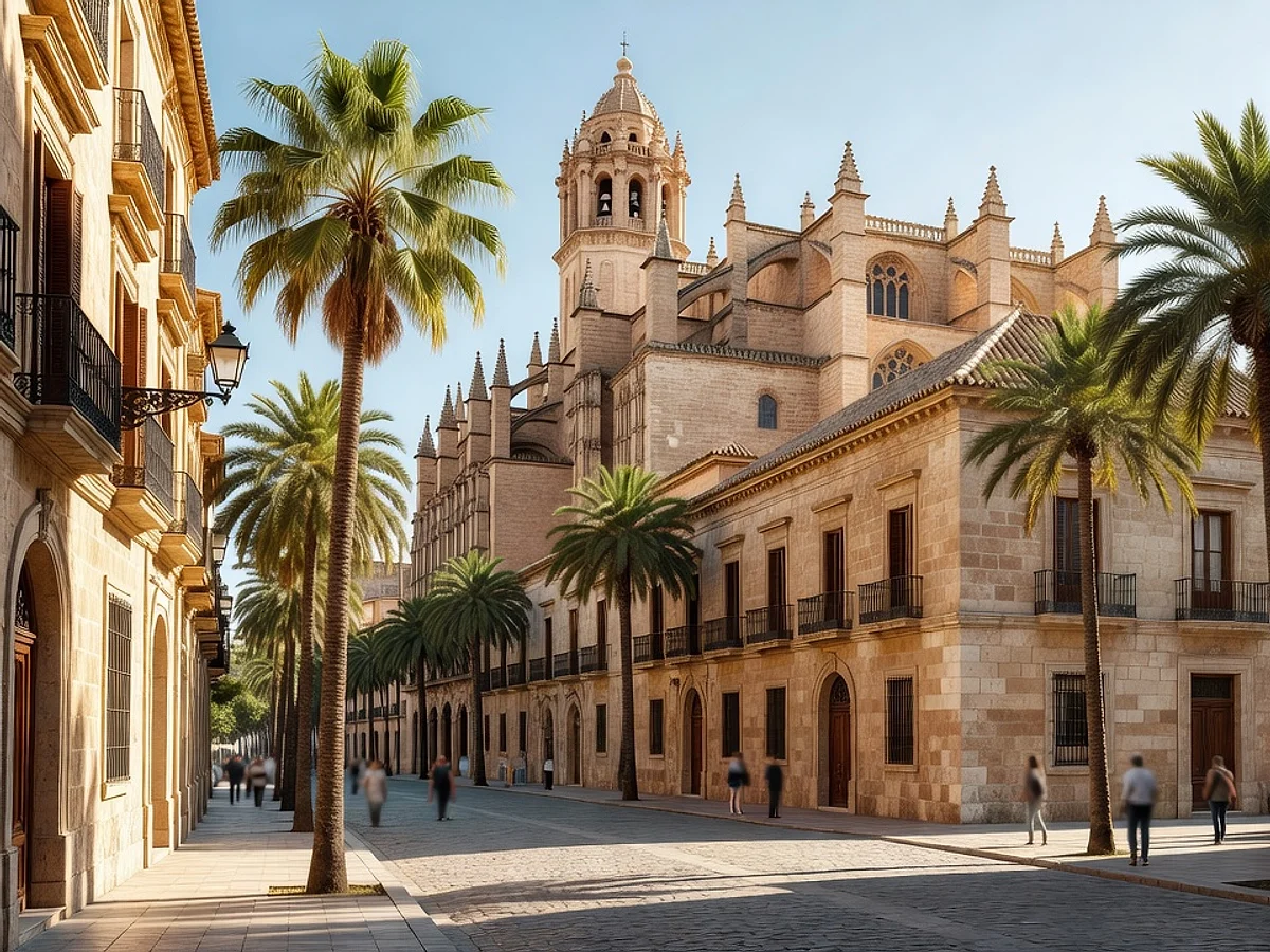 Vista de Almería Centro, Almería
